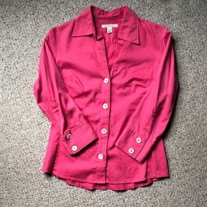 Pink Banana Republic button-down shirt